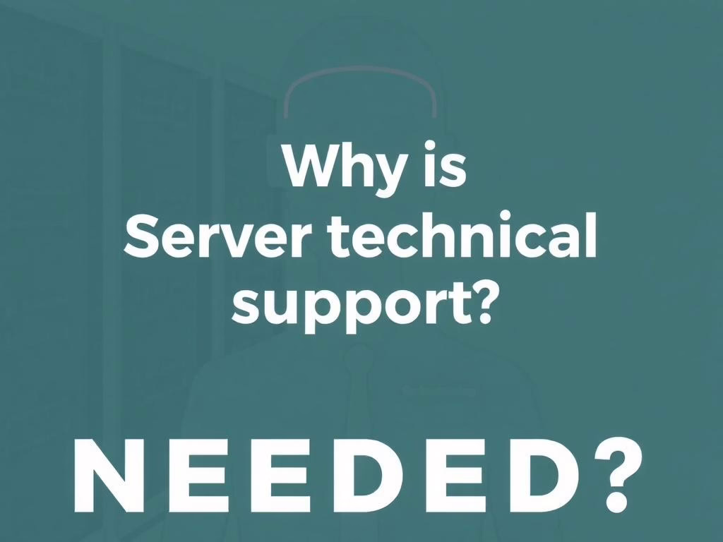 Для чего нужна техническая поддержка сервера